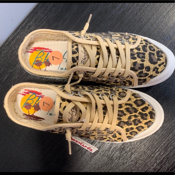 blowfish cheetah print shoes